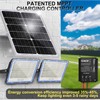 Gebosun 100W 12000LM Solar Flood Light Outdoor with Separate Panel,