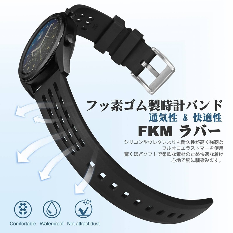 WOCCI Men's 0.8 inch (20 mm) / 0.9 inch (22