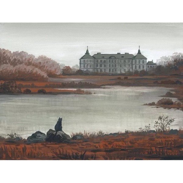 Ryta 1.5x2 DOLLHOUSE MINIATURE PRINT OF PAINTING RYTA 1:12 SCALE