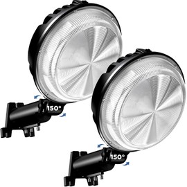 StarMoitic 2 Pack 150W LED Barn Light, 20000LM Dusk to Dawn Outdoor Light, Yard Light Security Lights with 150° Adjustable Angle Photocell, IP66 Waterproof 6500K for Farm/Shop/Street/Garage
