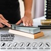 Complete Knife Sharpening Stone Kit - Goodjob Premium Whetstone Knife