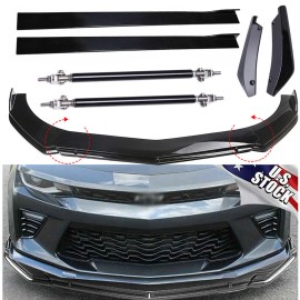 Unbranded Front Bumper Spoiler Splitter + Side Skirts + Rear For Ford Edge 2007-2021