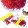 zakora 200 Pcs Fishing Lure Soft,Plastic Earthworm Artificial Trout Worm