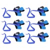 10Pcs AntiStatic Foot Strap Blue Synthetic Rubber Band Workshop Accessories