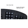 Adesso AKB-450UB - Ergonomic Keyboard with Built-in Touchpad, Wired, Multimedia