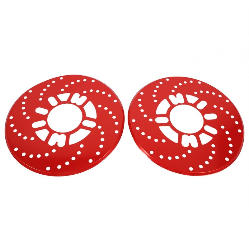 Disc Brake Rotor Cover, 2Pcs/Set Universal Auto Car Wheel Aluminium