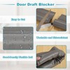 uxcell 2Pcs 37" Door Draft Stopper, Under Door Draft Blocker,