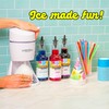 Hawaiian Shaved Ice Machine Kit - 3 Flavors, 25 Cups,
