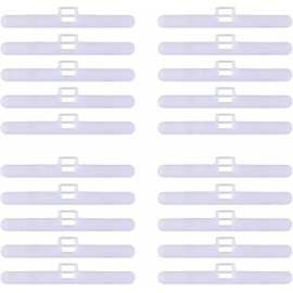 20 Pcs Vertical Blind Clips Top Hangers to Fit 89mm Slats Double Slot Type Part,Curtain Accessories,Ideal for DIY Blind Repairs (Also Compatible with127mm Blinds).