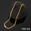 VEXXS Cuban Link Chain,Men's Chain Necklace, Durable No Color Fading