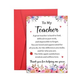 Teacher End of Year Gifts Women Men Teacher Appreciation Gifts Bulk Back to School Supplies First Day of Senior Year Thank You Cards for Tea-chers Day Gift Retirement Birthday Valentine Principal
