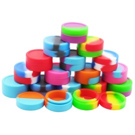 KUVIS 11ml Silicone Wax Container with Round Shape Non-stick (5)