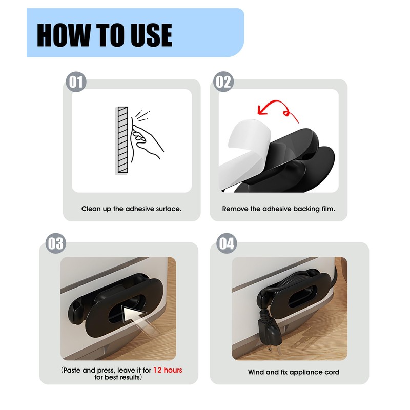 Nearockle Cord Organizer for Appliances, 2025 Upgraded Large Capacity Foldable