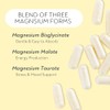 Lifted Naturals Complejo Magnesio Suplemento Bisglicinato Malato Taurato 120 Cápsulas
