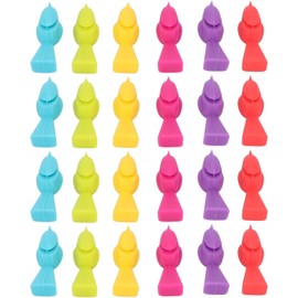 4 Juegos de Marcadores de Copa Con Forma de Pájaro de Colores, Etiquetas de Vino de Silicona, Marcadores de Bebida, Anillos y Tira Para Cóctel y Champán