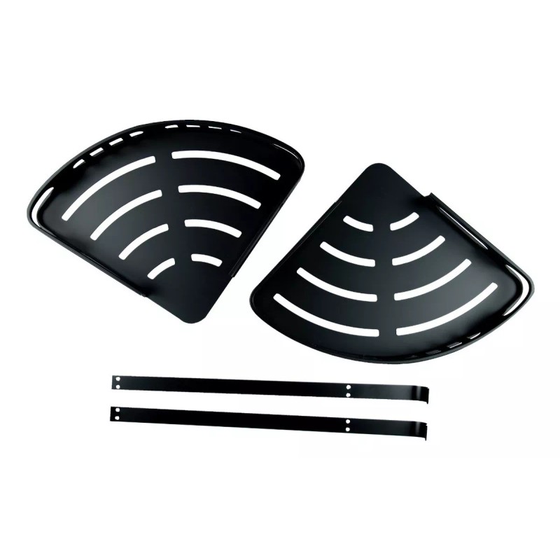 Cnx Organizador Para Regadera En Aluminio, Color Negro Mate