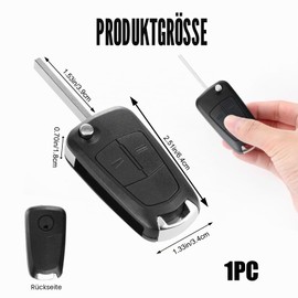 Vauxhall 2 Button Remote Control Case Compatible with Corsa Astra Vectra Zafira Antara