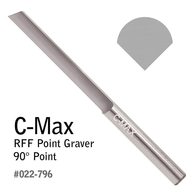 GRS 022-796 C-Max RFF Point Carbide Graver 90