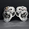 Emblem Badge Gorilla Mirror Emblem Badges Car Truck (2 BADGES)