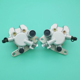 QRM Front Brake Calipers For 2001-2018 Honda Sportrax 250 TRX250EX TRX250X With Pads