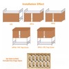 Gxi Grey Blackout Bottom Bunk Bed Curtain Privacy Canopy Single