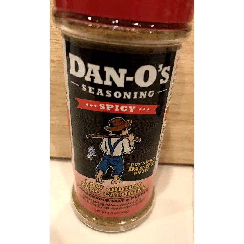 Dan-O's Original Seasoning and Spicy Set Low Sodium Zero Calories