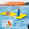 ZIPEAK Lily Pad Floating Mat, 9' x 4' Floating Mat