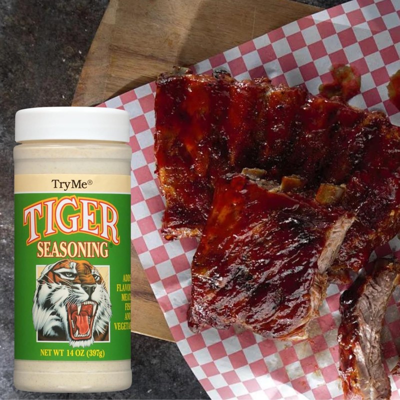 Try Me Tiger Seasoning for Meat Fish and Vegetables, 14oz