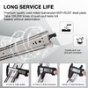 REGUDA Heavy Duty Locking Drawer Slides Full Extension Runners with