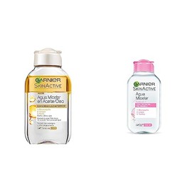 Garnier Skin Naturals Face Agua Micelar Desmaquillante Bifasica con Aceite, 100 ml, Paquete de 1  Garnier Skin Naturals Face Agua micelar