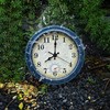 Wall Clock Battery Operated Silent Small Rustic Wall Clocks for