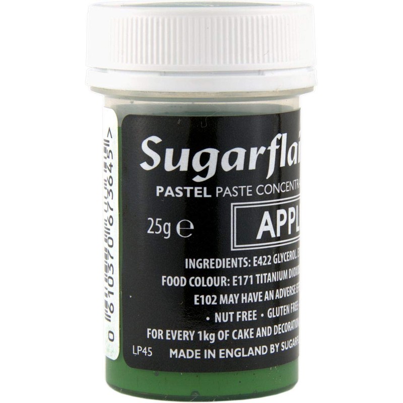 Sugarflair Food Colouring Paste Edible Gel - Pastel Apple Green