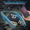 Gardway Bluetooth Headphones Speaker 2 in 1，Neckband Bluetooth Headphones with