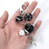 8 Ball Dice Charm Keychain, Charms Accessory for Bag Purse