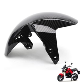 Mokuo Motorcycle Front Fender Carbon Fibre Fit For Honda Grom Msx125 SF 2013-2016 Fairings Kit Parts - Carbon Fiber