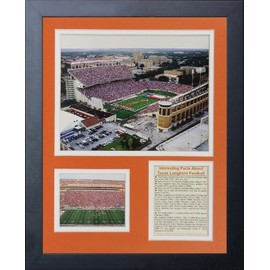 Legends Never Die Texas Longhorns Darrell K Royal Texas Memorial Stadium Framed Photo Collage, 11 by 14-Inch