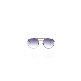 Lacoste L210s Square Sunglasses, Palladium Matte/Palladium Matte Blue Gradient Flash, 54 mm