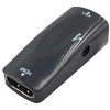 Audio Fan Converter Adapter HDMI Female to VGA Female Audio