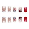 Magrace Christmas Press on Nails Short (A-7)