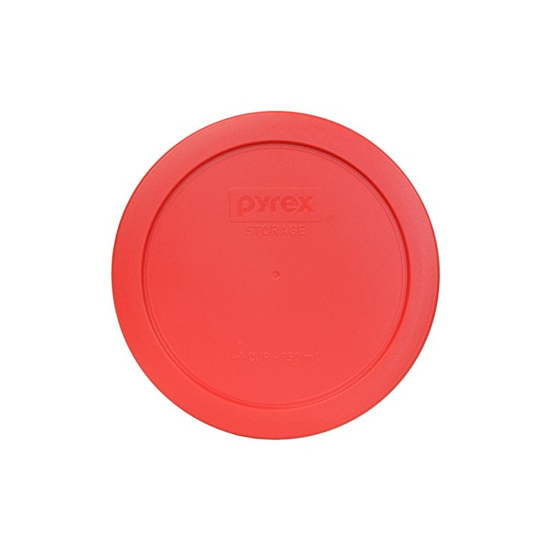 Pyrex Bundle - 3 Items: 7201-PC 4-Cup Red Plastic Food