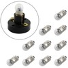 RuiLing 10-Pack E10 Mini Light Bulbs Screw Base Indicator Light