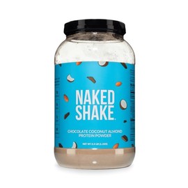 NAKED Shake - Chocolate Coconut Almond Protein Powder - Flavored Plant Based Protein from US & Canadian Farms with MCT Oil, Gluten-Free, Soy-Free, No 
