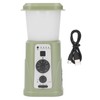 Camping Lamp Hand Cranked Solar Power Indicator LED IPX3 Waterproof