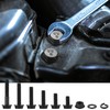 208 Piece M6 Screw Set, Flange Screws Nuts Set, Hex