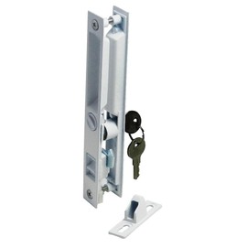 PATIO DR LOCK W/KEY WHT