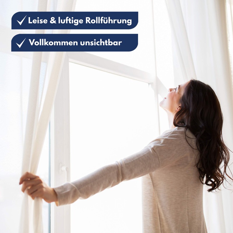 NEUFELD® 120 curtain gliders for inner rails (including 6 locks),