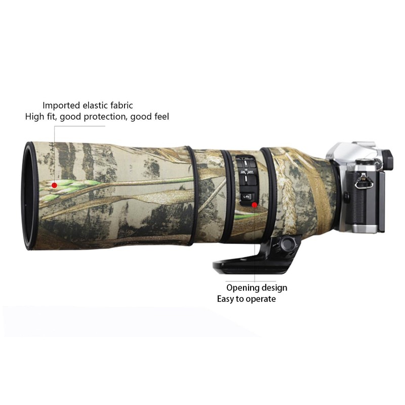 CHASING BIRDS Camouflage Waterproof Lens Coat for Olympus 300mm F4.0