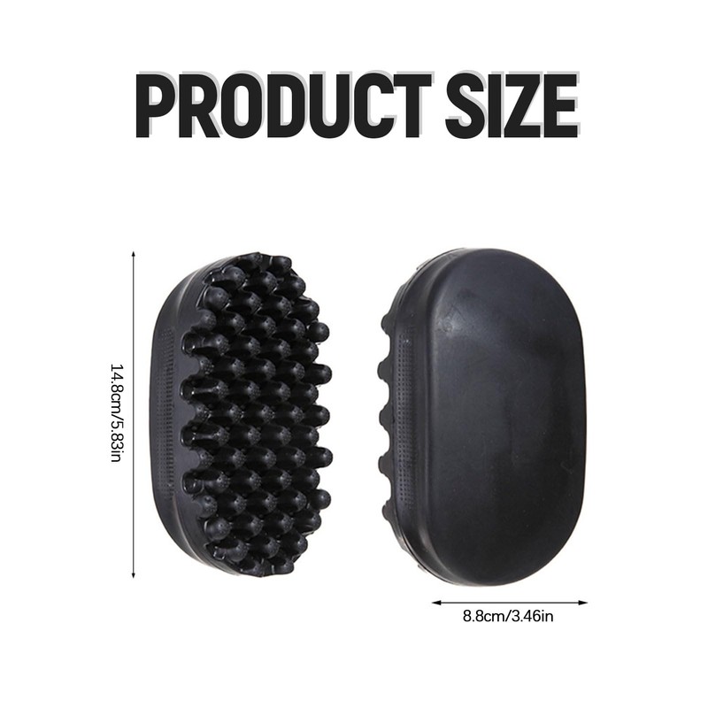 Rubber Twist Curling Hair Brush, African Curly Rubber Brush Sponge,