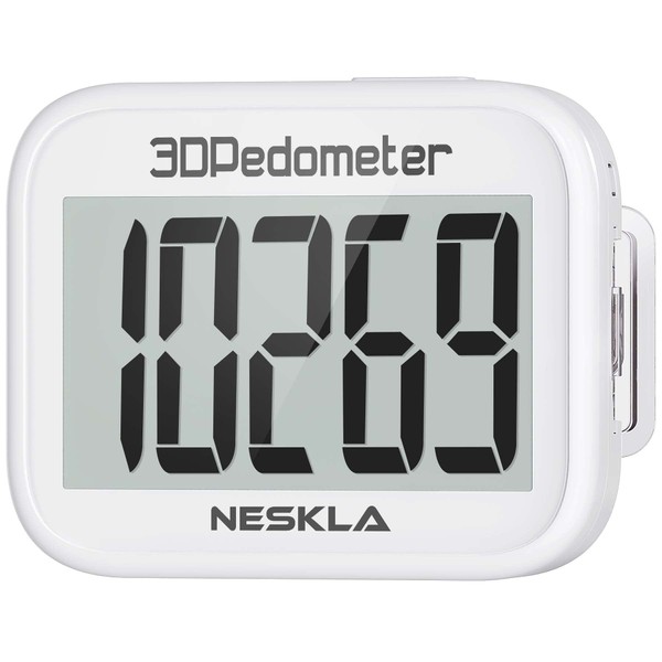 3D Pedometer for Walking, Simple Step Counter for Walking with
