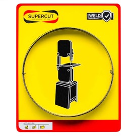 Supercut 105-inch X 3/16-inch X .025-inch x 10 TPI Carbon Tool Steel Bandsaw Blade for Cutting Wood, Aluminum, and Other Materials. (Made in USA)